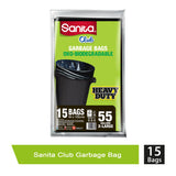 GETIT.QA- Qatar’s Best Online Shopping Website offers SANITA CLUB GARBAGE BAGS OXO-BIODEGRADABLE 55 GALLONS X-LARGE SIZE 84 X 105 CM 15 PCS at the lowest price in Qatar. Free Shipping & COD Available!