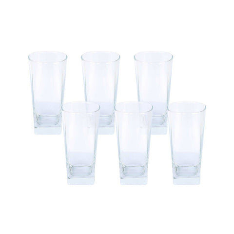 GETIT.QA- Qatar’s Best Online Shopping Website offers DELI LONG SQUARE GLASS TUMBLER 6PCS 260ML ES5103 at the lowest price in Qatar. Free Shipping & COD Available!