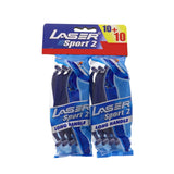 GETIT.QA- Qatar’s Best Online Shopping Website offers LASER DISPOSABLE RAZOR SPORT 2 10+10 at the lowest price in Qatar. Free Shipping & COD Available!