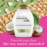 GETIT.QA- Qatar’s Best Online Shopping Website offers OGX CONDITIONER NOURISHING + COCONUT MILK 385 ML at the lowest price in Qatar. Free Shipping & COD Available!