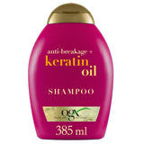 GETIT.QA- Qatar’s Best Online Shopping Website offers OGX SHAMPOO ANTI BREAKAGE + KERATIN OIL 385 ML at the lowest price in Qatar. Free Shipping & COD Available!