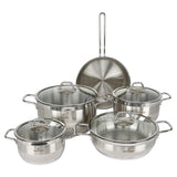 GETIT.QA- Qatar’s Best Online Shopping Website offers SOFRAM STAINLESS STEEL COOKWARE SET 9PCS at the lowest price in Qatar. Free Shipping & COD Available!