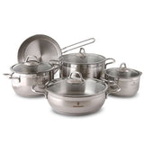 GETIT.QA- Qatar’s Best Online Shopping Website offers SOFRAM STAINLESS STEEL COOKWARE SET 9PCS at the lowest price in Qatar. Free Shipping & COD Available!