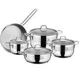 GETIT.QA- Qatar’s Best Online Shopping Website offers SOFRAM STAINLESS STEEL COOKWARE SET 9PCS at the lowest price in Qatar. Free Shipping & COD Available!