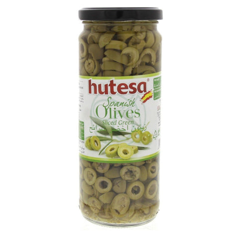 GETIT.QA- Qatar’s Best Online Shopping Website offers HUTESA GREEN OLIVES SLICED230G at the lowest price in Qatar. Free Shipping & COD Available!