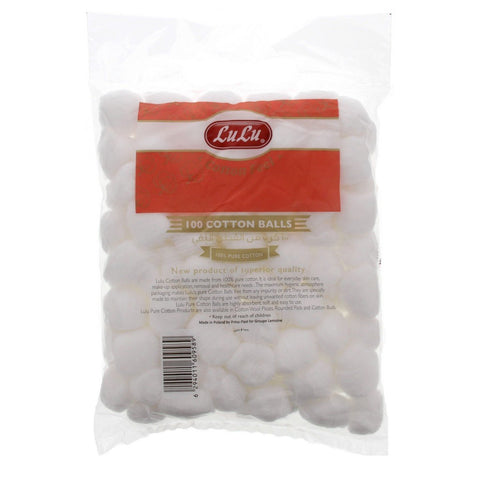 GETIT.QA- Qatar’s Best Online Shopping Website offers LULU WHITE COTTON BALLS 100 PCS at the lowest price in Qatar. Free Shipping & COD Available!