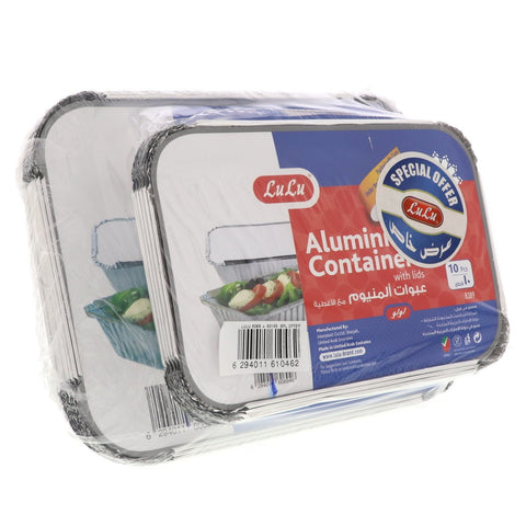 GETIT.QA- Qatar’s Best Online Shopping Website offers LULU ALUMINIUM CONTAINERS 10PCS + 10PCS at the lowest price in Qatar. Free Shipping & COD Available!