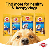 GETIT.QA- Qatar’s Best Online Shopping Website offers PEDIGREE DENTASTIX DOG TREATS LARGE BREED DOG 7 PCS MULTIPACK 270 G at the lowest price in Qatar. Free Shipping & COD Available!