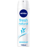 GETIT.QA- Qatar’s Best Online Shopping Website offers NIVEA DEODORANT SPRAY FOR WOMEN FRESH NATURAL 150 ML at the lowest price in Qatar. Free Shipping & COD Available!