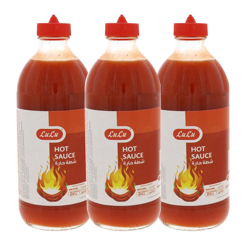 GETIT.QA- Qatar’s Best Online Shopping Website offers LULU HOT SAUCE 3 X 474 ML at the lowest price in Qatar. Free Shipping & COD Available!