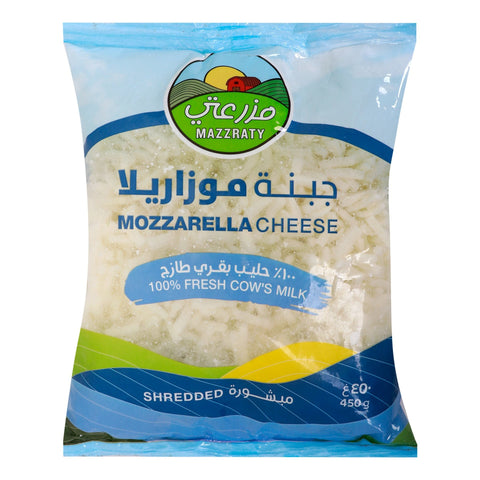 GETIT.QA- Qatar’s Best Online Shopping Website offers Mazzraty Shredded Mozzarella Cheese 450 g at the lowest price in Qatar. Free Shipping & COD Available!