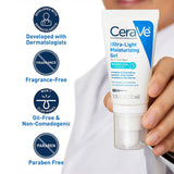 GETIT.QA- Qatar’s Best Online Shopping Website offers CeraVe Ultra-Light Moisturizing Gel 52 ml at the lowest price in Qatar. Free Shipping & COD Available!