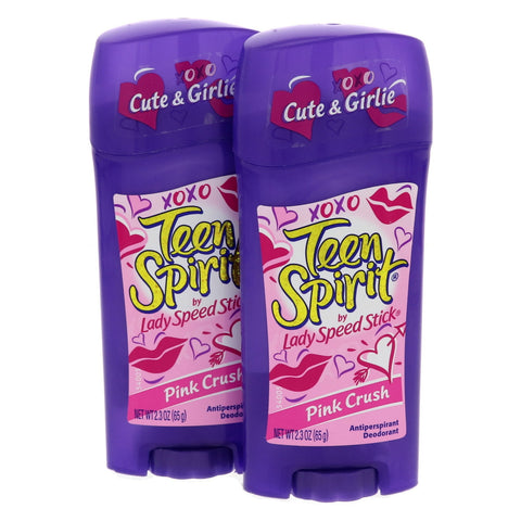 GETIT.QA- Qatar’s Best Online Shopping Website offers Cute Girlie Teen Spirit Lady Speed Stick Pink Crush 2 x 65 g at the lowest price in Qatar. Free Shipping & COD Available!