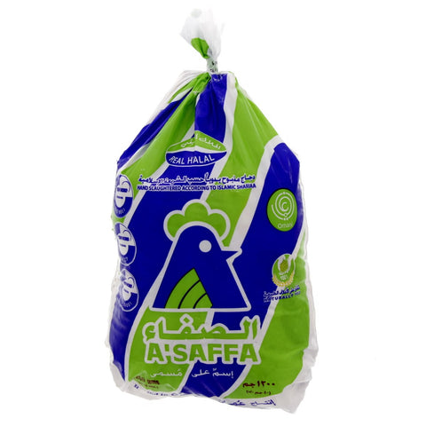 GETIT.QA- Qatar’s Best Online Shopping Website offers A'SAFFA FROZEN WHOLE CHICKEN 1.2KG at the lowest price in Qatar. Free Shipping & COD Available!