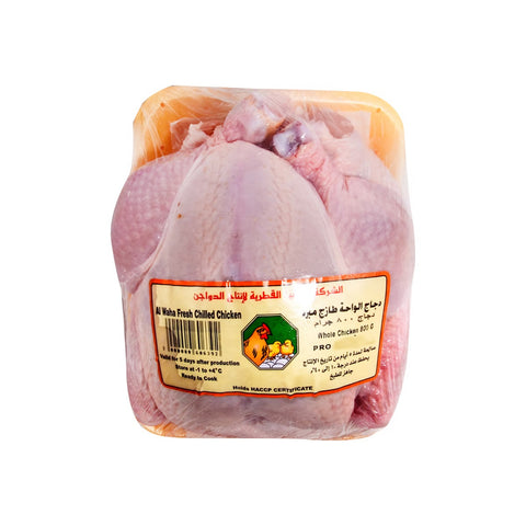 GETIT.QA- Qatar’s Best Online Shopping Website offers AL WAHA FRESH WHOLE CHICKEN 800G at the lowest price in Qatar. Free Shipping & COD Available!