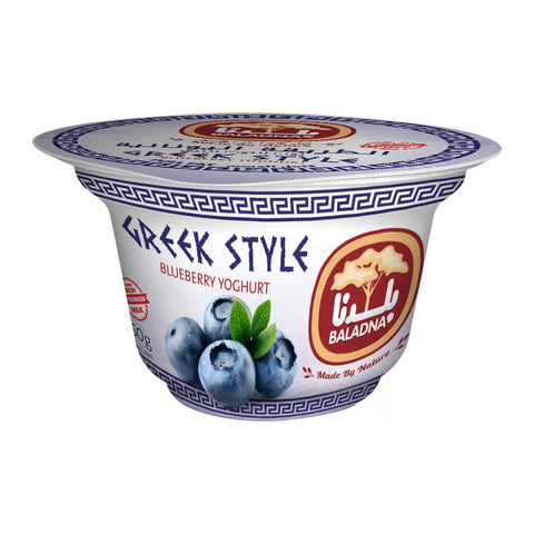 GETIT.QA- Qatar’s Best Online Shopping Website offers Baladna Greek Style Blueberry Yoghurt 150 g at lowest price in Qatar. Free Shipping & COD Available!