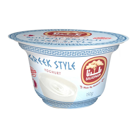 GETIT.QA- Qatar’s Best Online Shopping Website offers Baladna Plain Greek Style Yoghurt 150 g at lowest price in Qatar. Free Shipping & COD Available!
