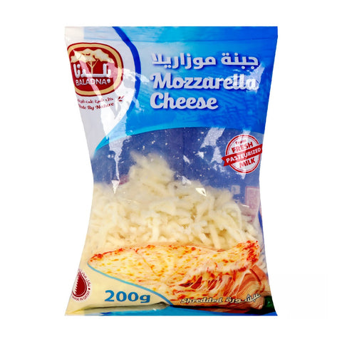GETIT.QA- Qatar’s Best Online Shopping Website offers Baladna Shredded Mozzarella Cheese Full Fat 200g at lowest price in Qatar. Free Shipping & COD Available!
