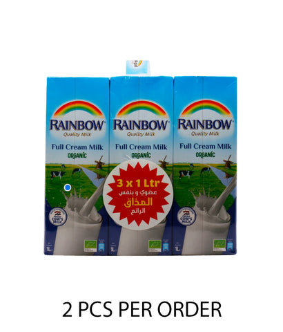 Rainbow Quality Milk 3 x 1Litre ( 2PCS PER ORDER )