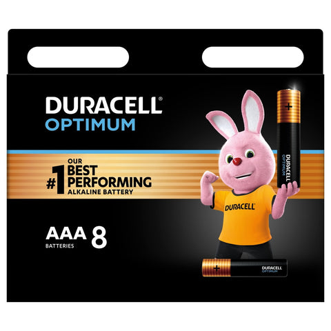 GETIT.QA- Qatar’s Best Online Shopping Website offers DURACELL OPTIMUM TYPE AAA ALKALINE BATTERIES, PACK OF 8 at the lowest price in Qatar. Free Shipping & COD Available!