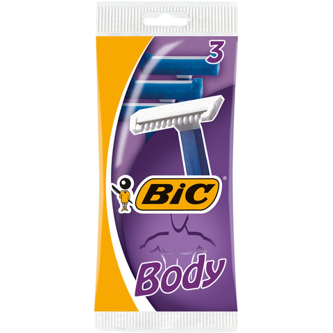 GETIT.QA- Qatar’s Best Online Shopping Website offers BIC BODY DISPOSABLE RAZOR 3 PCS at the lowest price in Qatar. Free Shipping & COD Available!