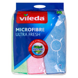 GETIT.QA- Qatar’s Best Online Shopping Website offers Vileda  Anti-Bac Ultra Fresh Microfibre Cloth 3 pcs at the lowest price in Qatar. Free Shipping & COD Available!
