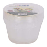 GETIT.QA- Qatar’s Best Online Shopping Website offers Hotpack Microwavable Round Containers 5 pcs 450 ml at the lowest price in Qatar. Free Shipping & COD Available!
