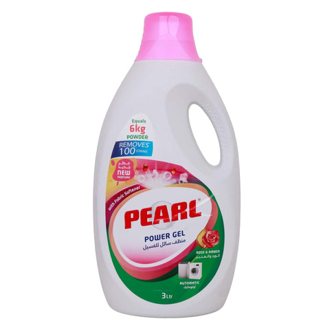 GETIT.QA- Qatar’s Best Online Shopping Website offers Pearl Power Gel Rose & Amber Liquid Detergent 3 Litres at the lowest price in Qatar. Free Shipping & COD Available!
