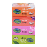 GETIT.QA- Qatar’s Best Online Shopping Website offers Clensa Bath Soap Assorted Combo Pack 4 pcs 400 g at the lowest price in Qatar. Free Shipping & COD Available!