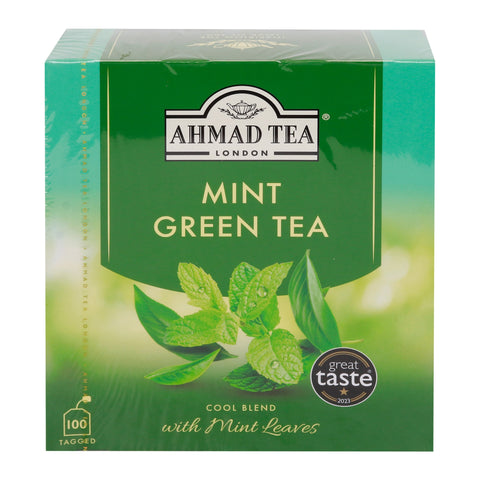 GETIT.QA- Qatar’s Best Online Shopping Website offers Ahmad Tea Mint Green Tea Value Pack 100 Teabags at the lowest price in Qatar. Free Shipping & COD Available!