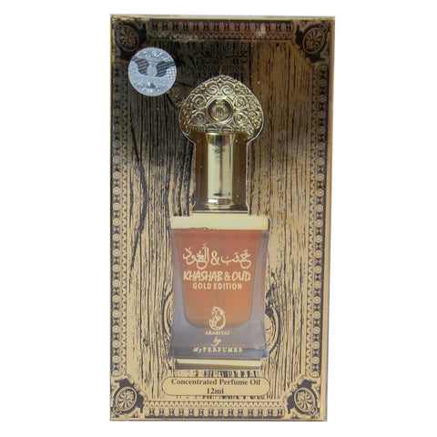 GETIT.QA- Qatar’s Best Online Shopping Website offers ARABIYAT CONCENTRATED KHASHAB & OUD PERFUME OIL GOLD EDITION 12 ML at the lowest price in Qatar. Free Shipping & COD Available!