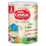 GETIT.QA- Qatar’s Best Online Shopping Website offers Nestle Cerelac Rice & Vegetable Mix Infant Cereal From 6 Months 350 g at the lowest price in Qatar. Free Shipping & COD Available!
