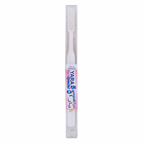 GETIT.QA- Qatar’s Best Online Shopping Website offers YARA SPECIAL MEDIUM TOOTHBRUSH 1 PC at the lowest price in Qatar. Free Shipping & COD Available!