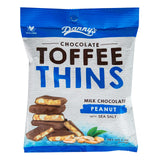 GETIT.QA- Qatar’s Best Online Shopping Website offers Cooks Danny's Chocolate Toffee Thins Milk Chocolate With Sea Salt 140 g at the lowest price in Qatar. Free Shipping & COD Available!