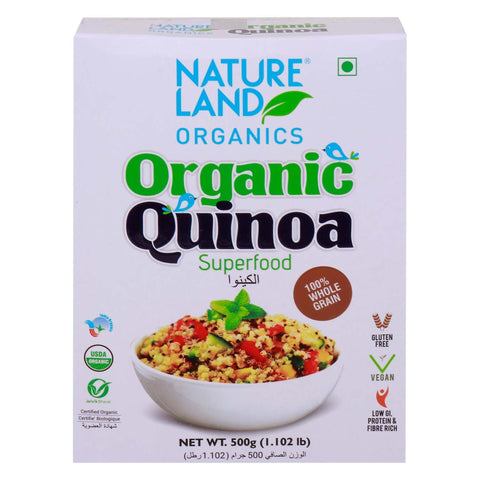 GETIT.QA- Qatar’s Best Online Shopping Website offers Natureland Organic Quinoa 500 g at the lowest price in Qatar. Free Shipping & COD Available!
