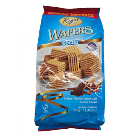 GETIT.QA- Qatar’s Best Online Shopping Website offers REGAL BAKERY COCOA WAFERS 350 G at the lowest price in Qatar. Free Shipping & COD Available!