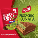 Nestle KitKat Mini Chunky Pistachio Kunafa 166 g - GETIT.QA