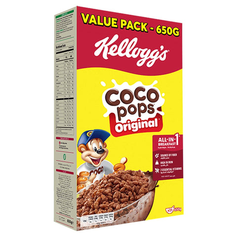 GETIT.QA- Qatar’s Best Online Shopping Website offers Kellogg's Coco Pops Original 650 g at the lowest price in Qatar. Free Shipping & COD Available!
