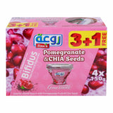 GETIT.QA- Qatar’s Best Online Shopping Website offers Rawa Low Fat Pomegranate &amp; Chia Seeds Yoghurt 4 x 150 g at the lowest price in Qatar. Free Shipping & COD Available!
