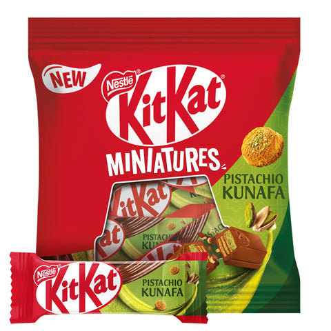 Nestle KitKat Miniatures Pistachio Kunafa 96.3 g - GETIT.QA
