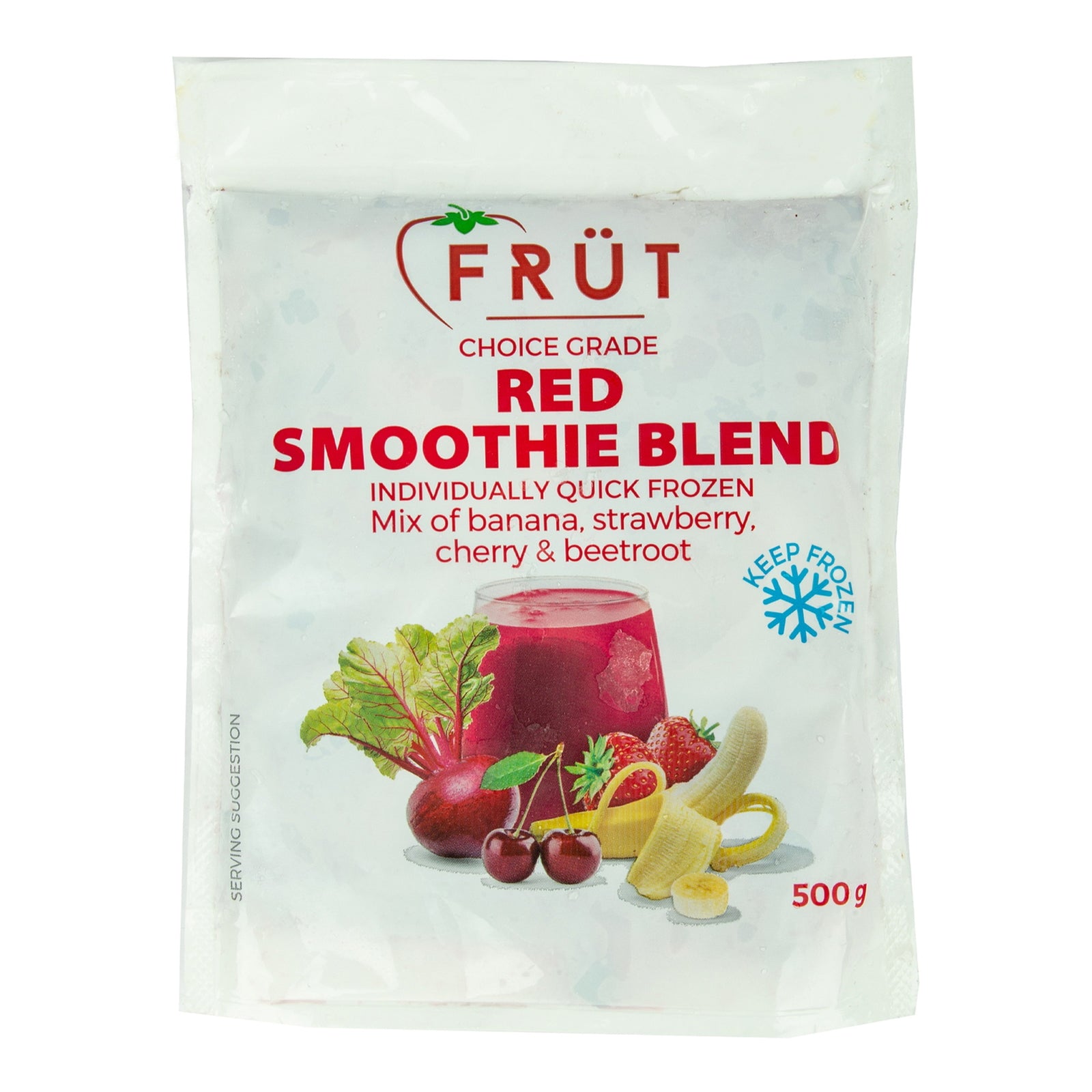 Cod Box Frut GETIT.QA | FRUT RED SMOOTHIE BLEND MIX 500 G | COD available
