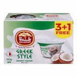 Baladna Greek Style Full Fat Coconut Yoghurt 4 x 150 g - GETIT.QA