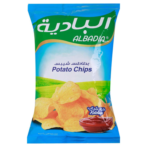 GETIT.QA- Qatar’s Best Online Shopping Website offers ALBADIA POTATO CHIPS KETCHUP FLAVOUR 150 G at the lowest price in Qatar. Free Shipping & COD Available!