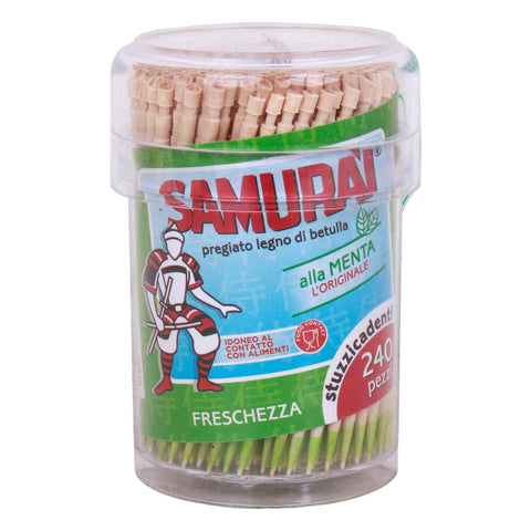 GETIT.QA- Qatar’s Best Online Shopping Website offers SAMURAI MINT TOOTHPICK 240 PCS at the lowest price in Qatar. Free Shipping & COD Available!