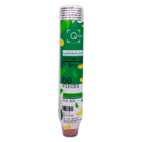 GETIT.QA- Qatar’s Best Online Shopping Website offers QPac Paper Gava Cups 2.5oz 50 pcs at the lowest price in Qatar. Free Shipping & COD Available!
