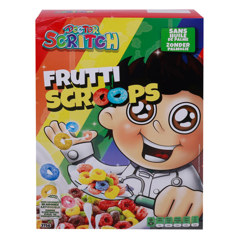GETIT.QA- Qatar’s Best Online Shopping Website offers Doctor Scritch Frutti Scroops Cereal 375 g at the lowest price in Qatar. Free Shipping & COD Available!
