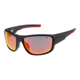 Caterpiller Unisex Polarised Wrapround Sunglasses, Red, CTS-8026-104P - GETIT.QA