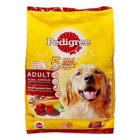 GETIT.QA- Qatar’s Best Online Shopping Website offers PEDIGREE DOG FOOD ADULT LIVER & VEGETABLE FLAVOR 3 KG at the lowest price in Qatar. Free Shipping & COD Available!