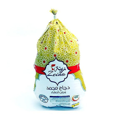 Halal Zeina Frozen Whole Chicken 1 kg, single chicken