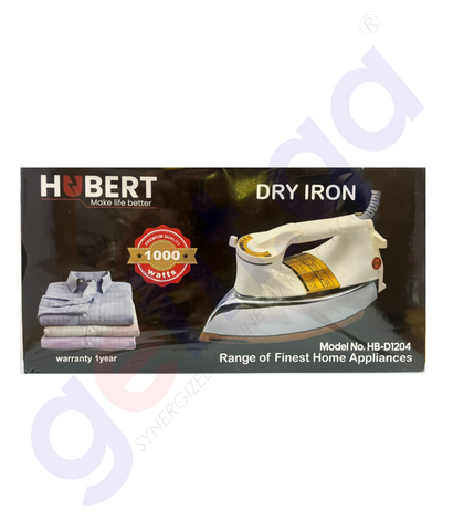 BUY HUBERT HEAVY DUTY DRY IRON HB-D1204 IN QATAR | HOME DELIVERY WITH COD ON ALL ORDERS ALL OVER QATAR FROM GETIT.QA